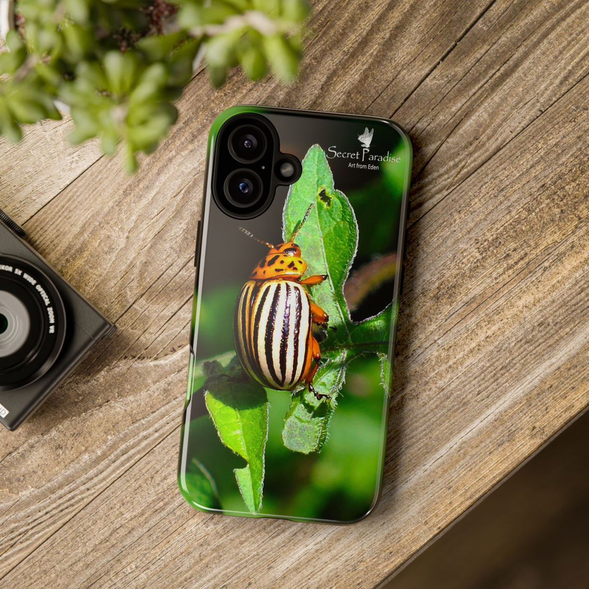 Striped Beetle Tough IPhone Case