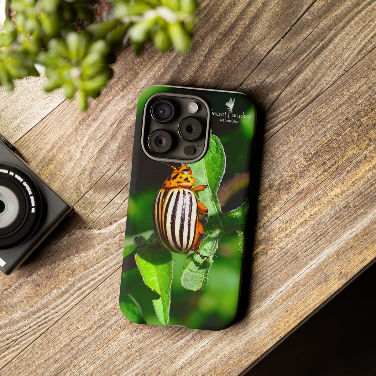 Striped Beetle Tough IPhone Case