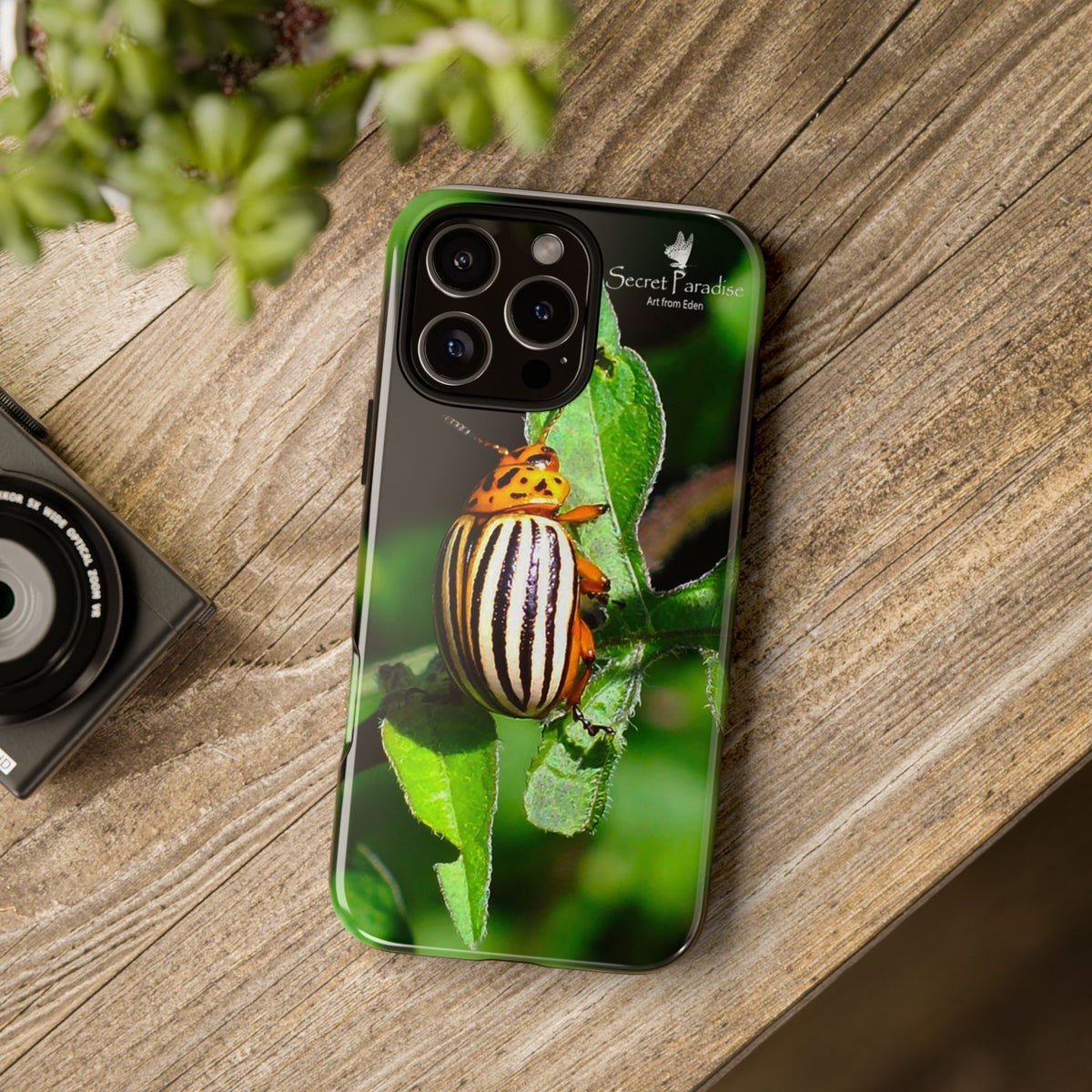 Striped Beetle Tough IPhone Case
