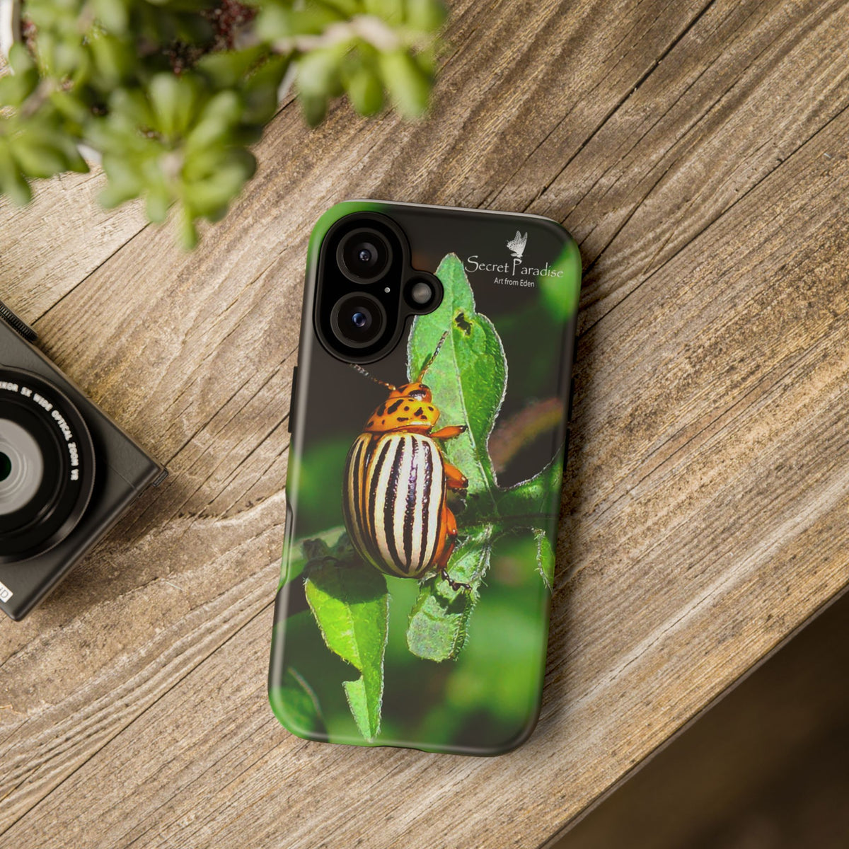 Striped Beetle Tough IPhone Case