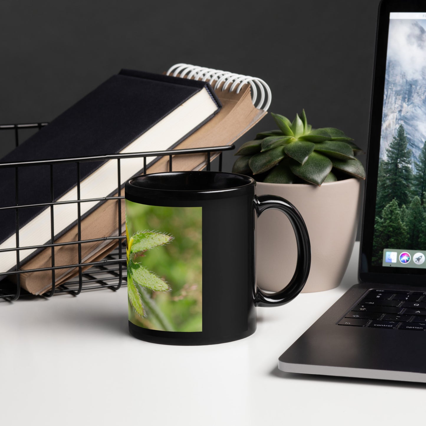 Black Glossy Mug image 1