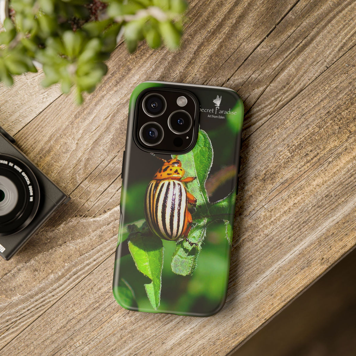 Striped Beetle Tough IPhone Case