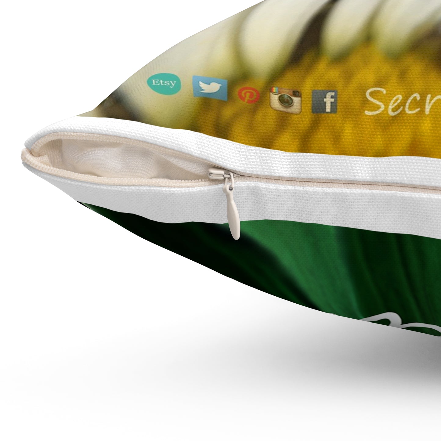 Spun Polyester Square Pillow
