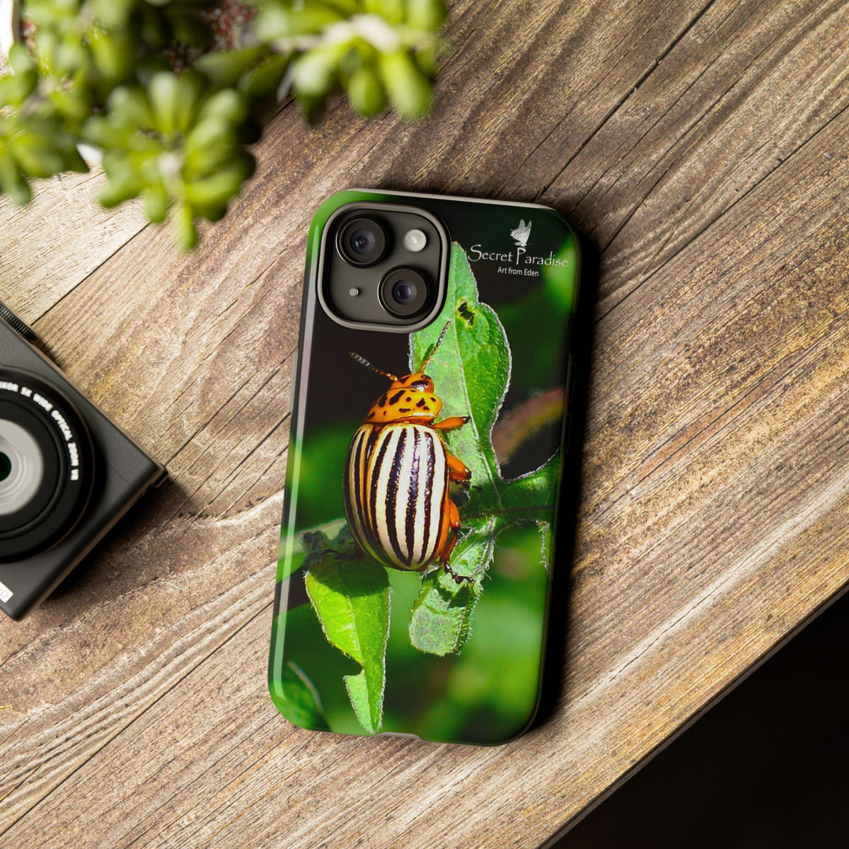 Striped Beetle Tough IPhone Case